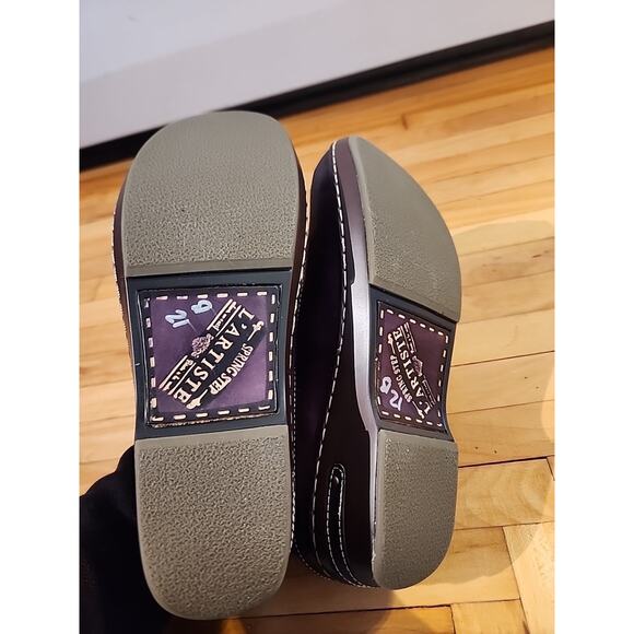 SPRING STEP L'Artiste Burbank Purple Leather Clogs EU 41 or US 10 M - Picture 8 of 8